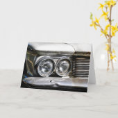 錆ついたクラシックなカード カード (黄色い花)