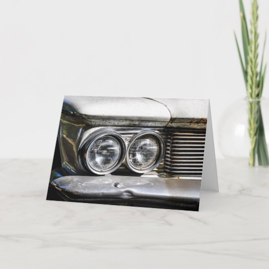 錆ついたクラシックなカード カード (正面)