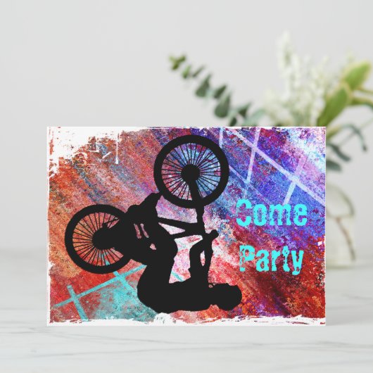 錆ついたグランジのBMX 招待状 (スタンド正面)