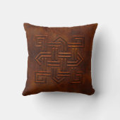 錆ついたケルト結び目模様の枕 クッション (裏面)