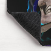 錆ついたスカルのmousepad マウスパッド (コーナー)