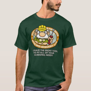 錆ついたスクリュードライバーのワイシャツ Tシャツ