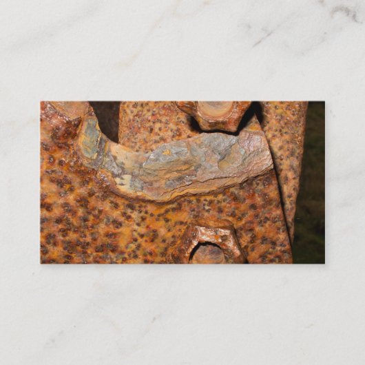 錆ついたボルトおよびねじ名刺 名刺 (正面)