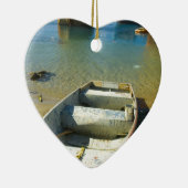 錆ついたボート セラミックオーナメント (右)