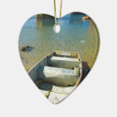 錆ついたボート セラミックオーナメント (左)