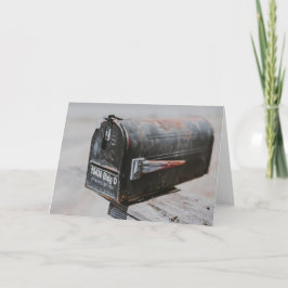 錆ついたポスト カード