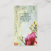 錆ついたマグノリア-名刺 名刺 (裏面)