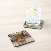 錆ついたヴィンテージのトラクター コースター (右側)