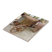 錆ついたヴィンテージのトラクター タイル (側面)