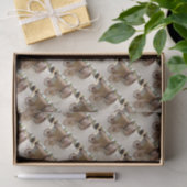 錆ついたヴィンテージのトラクター 薄葉紙 (ギフト)