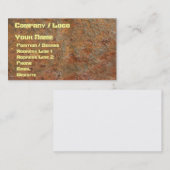 錆ついた名刺 名刺 (正面/裏面)