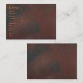 錆ついた名刺 名刺 (正面/裏面)