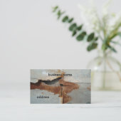 錆ついた壁 名刺 (スタンド正面)