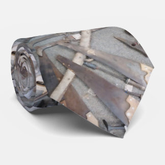 錆ついた用具のタイ ネクタイ