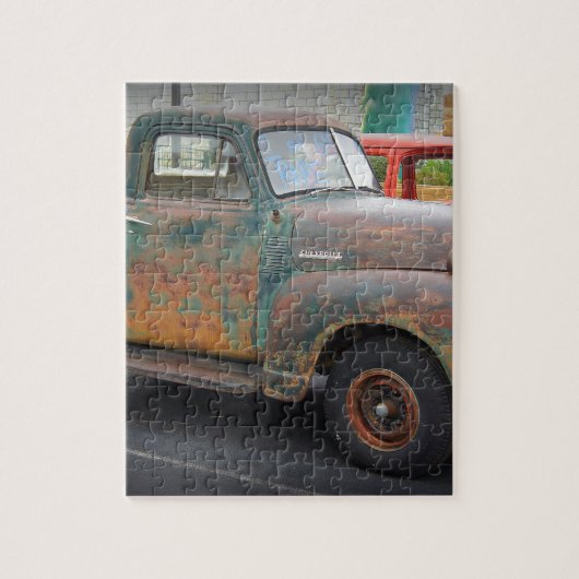 錆ついた短いベッド ジグソーパズル (縦)