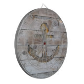 錆ついた船のいかり ダーツボード (正面左)