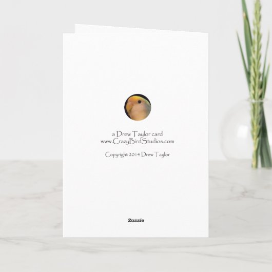 錆ついた誕生日 カード (裏面)