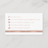 錆ついた金属のカスタムな名刺 名刺 (裏面)