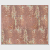 錆ついた金属の質 ラッピングペーパー (フラット)