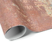 錆ついた金属の質 ラッピングペーパー (ロールコーナー)