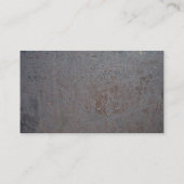 錆ついた金属の質 名刺 (裏面)