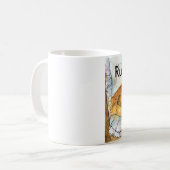 錆ついた錆ついた穀物2 コーヒーマグカップ (正面左)