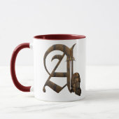 錆ついた騎士はAに署名します マグカップ (左)