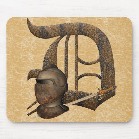 錆ついた騎士最初のD マウスパッド (正面)