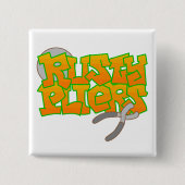 錆ついたPin 缶バッジ (正面)