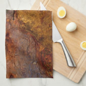 錆つかせた台所タオル キッチンタオル (四つ折り)