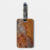 錆つかせた荷物のラベル ラゲッジタグ (裏面縦)