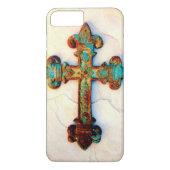 錆つかせた鉄の十字のiPhone 7のプラスの場合 Case-Mate iPhoneケース (裏面)