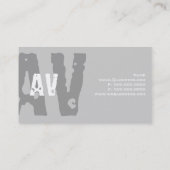 錆つくネイルの写真撮影の名刺 名刺 (裏面)