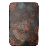 錆とターコイズ石 バスマット (正面縦)