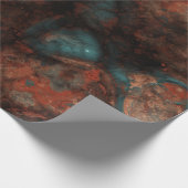 錆とターコイズ石 ラッピングペーパー (角)