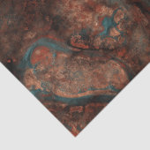 錆とターコイズ石 薄葉紙 (詳細)