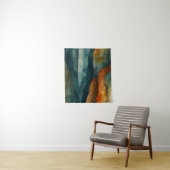 錆とティール（緑がかった色） タペストリー (インサイチュ)