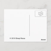 錆と青の有刺鉄線 ポストカード (裏面)