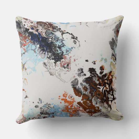 錆と青 クッション (裏面)