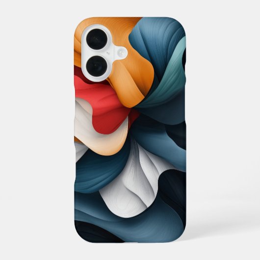 錆のエコー iPhone 16ケース (裏面)