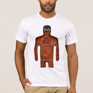 錆の人-おもしろいな変色させた英雄 Tシャツ