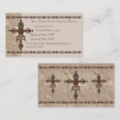 錆の十字の紹介カード 名刺 (正面/裏面)