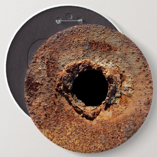 錆の穴 缶バッジ (正面&裏面)