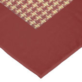 錆の色チェックのテーブルクロス テーブルクロス (アングル)