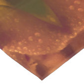 錆の銅の緑の黄色の抽象芸術のチューリップ テーブルクロス (アングル)