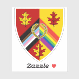 錆びたウッドランズプライドシール シール