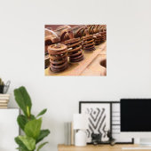 錆びたエンジンブロック ポスター (ホームオフィス)