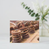 錆びたエンジンブロック ポストカード (スタンド正面)