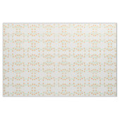 錆びたオレンジ色の桃フローラ ファブリック (ヤード)