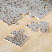 錆びたカラフル金属の壁、ストリーク。 ジグソーパズル (側面)